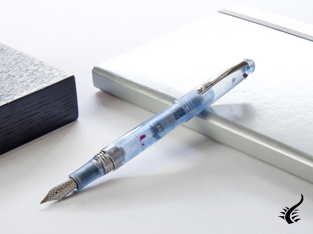 Montegrappa Elmo Ambiente Ocean Fountain Pen, Resin, ISEER-ID