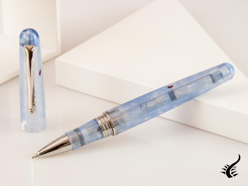 Montegrappa Elmo Ambiente Ocean Rollerball pen, Stainless Steel, ISEERRID