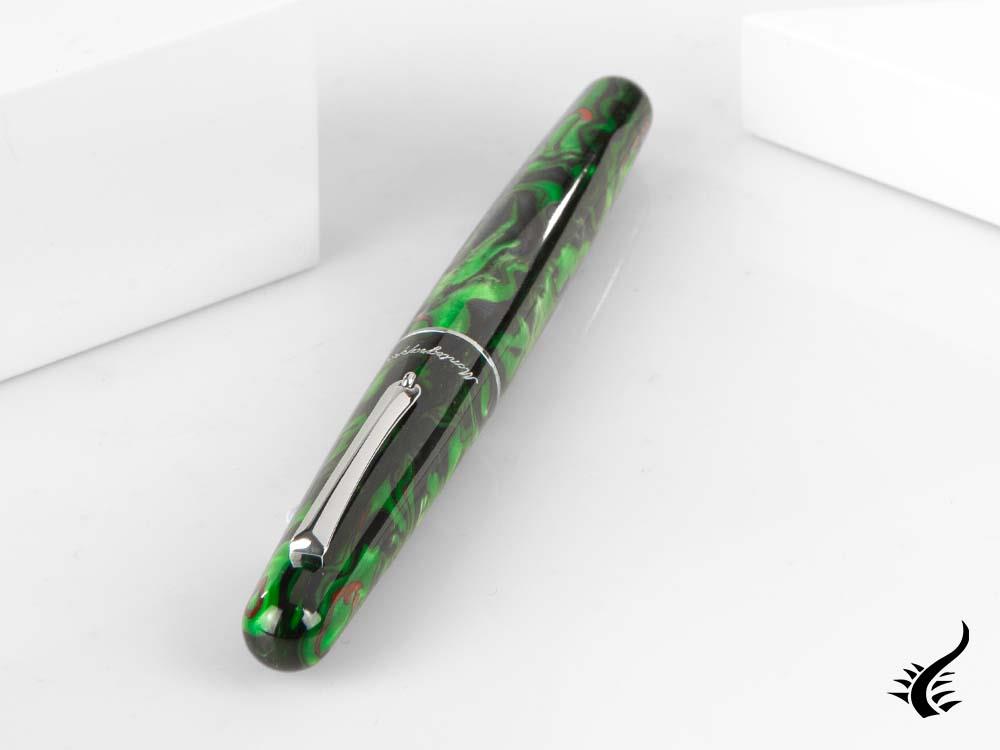 Montegrappa Elmo Fantasy Blooms Black Star Calla Lily Fountain Pen