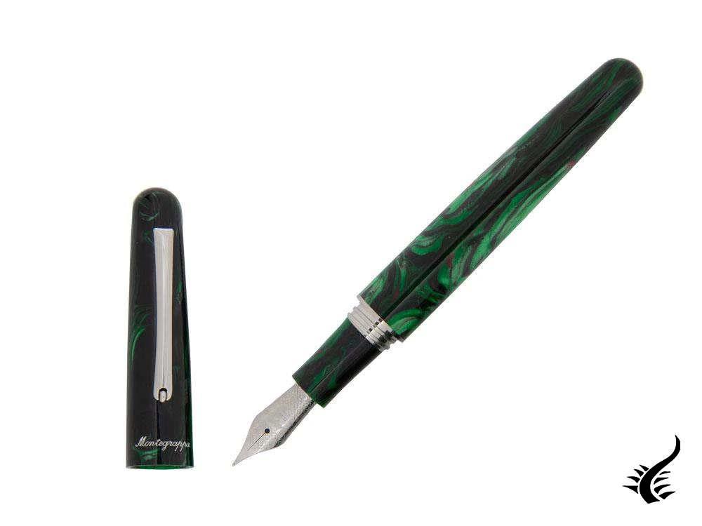 Montegrappa Elmo Fantasy Blooms Black Star Calla Lily Fountain Pen