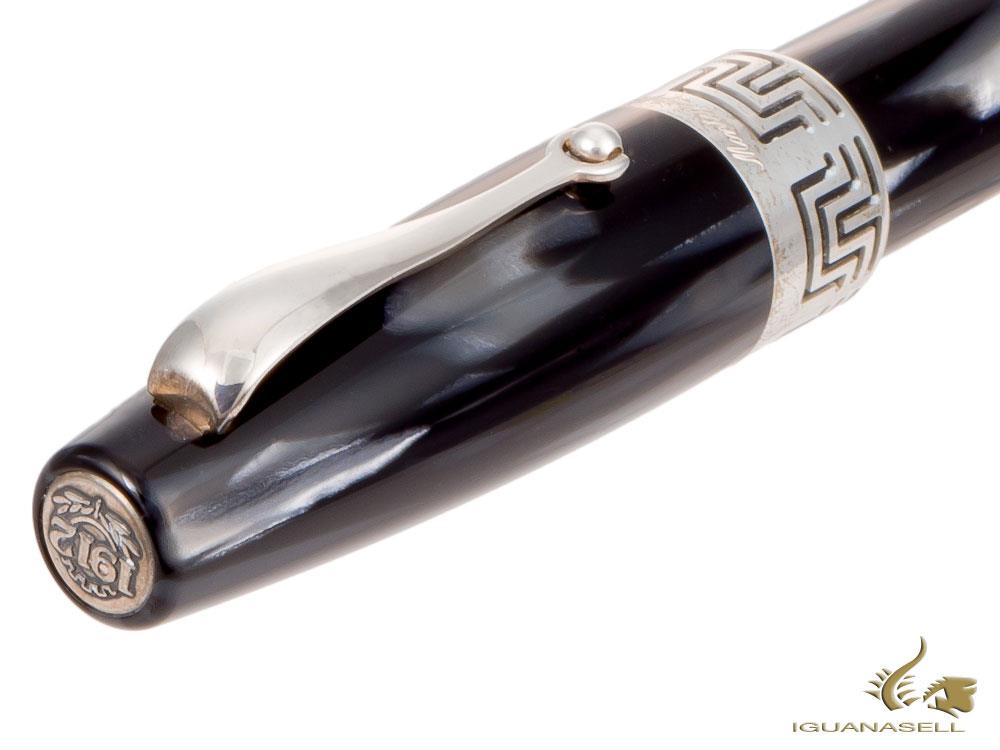 Montegrappa Extra Fountain Pen Celluloid- Black & White