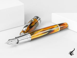 Stylo plume Montegrappa Extra - Celluloïd marron tortue - ISEXT-CW