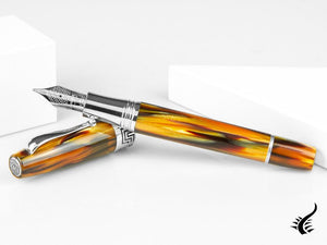 Stylo plume Montegrappa Extra - Celluloïd marron tortue - ISEXT-CW