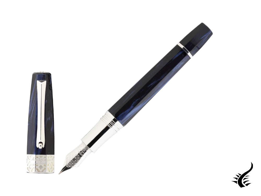 Stylo plume Montegrappa Extra Otto bleu foncé, ISE8T-CD