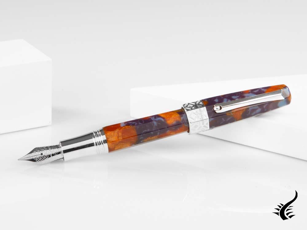 Montegrappa Extra Otto Lapis Fountain Pen, Orange, Lim. Ed., ISE8T-CS