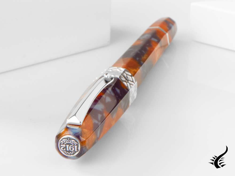 Montegrappa Extra Otto Lapis Fountain Pen, Orange, Lim. Ed., ISE8T-CS