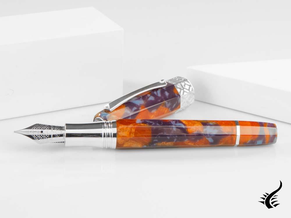 Montegrappa Extra Otto Lapis Fountain Pen, Orange, Lim. Ed., ISE8T-CS