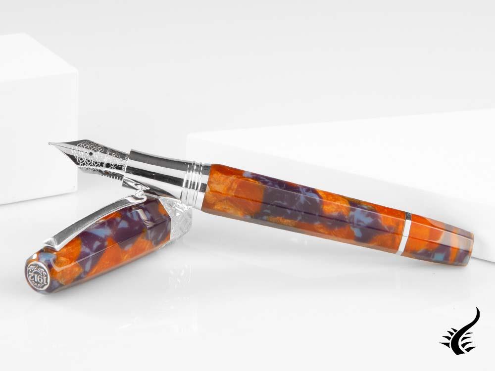 Montegrappa Extra Otto Lapis Fountain Pen, Orange, Lim. Ed., ISE8T-CS