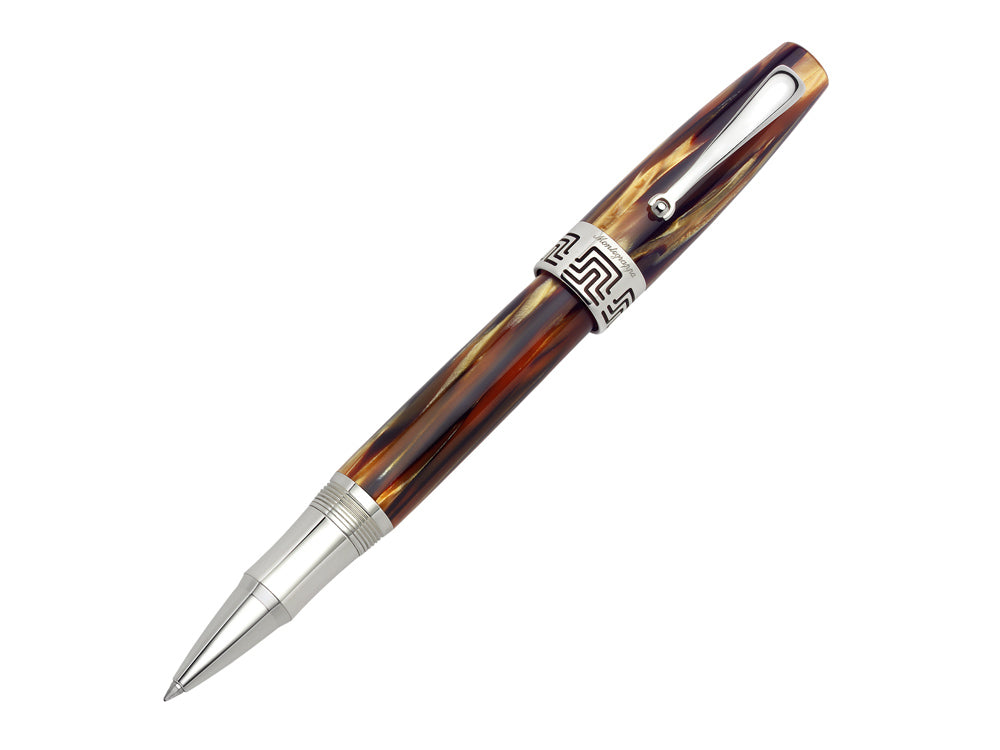 Stylo roller Montegrappa Extra - Marron tortue - Celluloïd