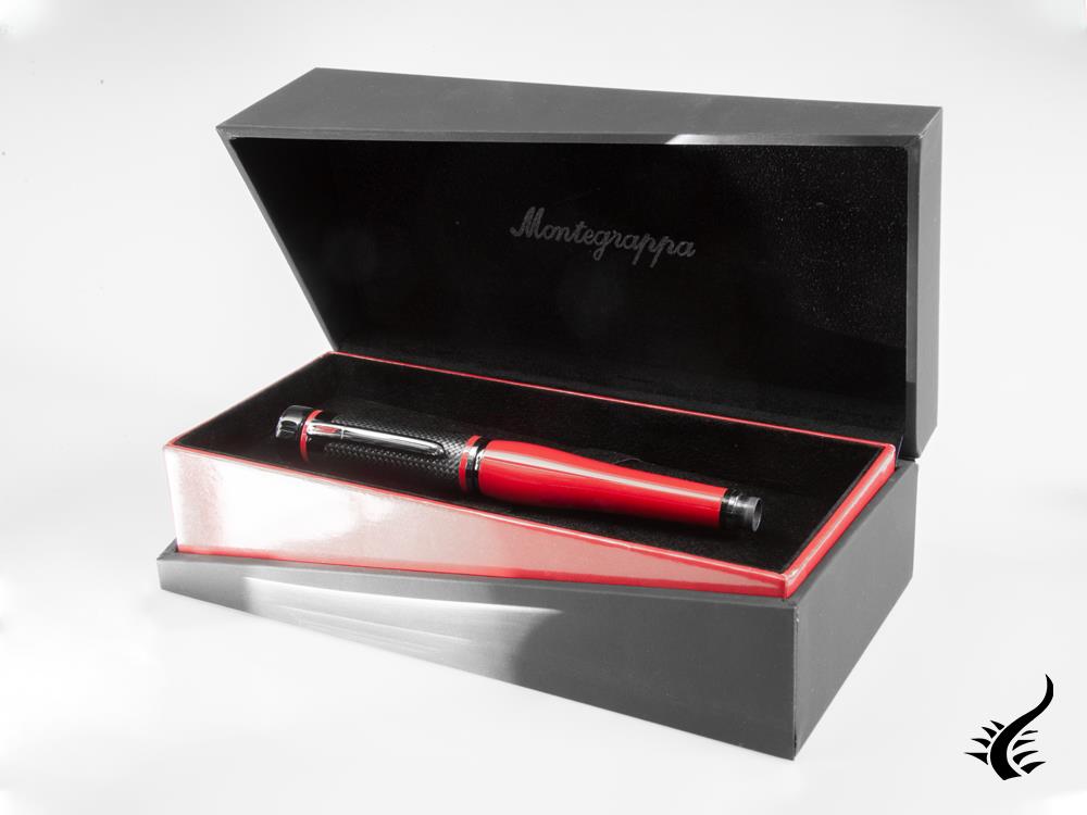 Montegrappa F1 Speed Racing Red Fountain Pen, Limited Edition, ISS1L-BL