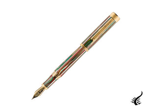 Montegrappa FIFA Classics Italy Fountain Pen, Limited Ed, ISZEF-4Y-I