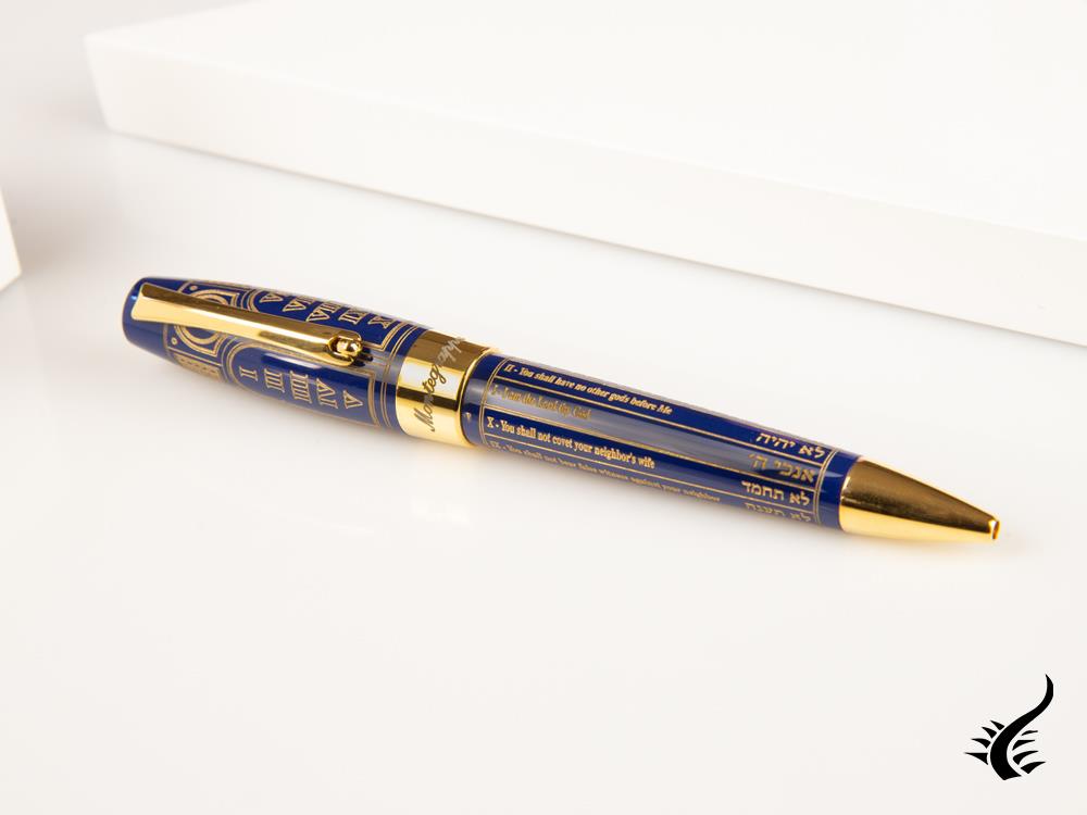 Stylo à bille Montegrappa Fortuna 10 Commandements, Résine, ISFORBYD10