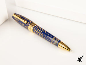 Stylo à bille Montegrappa Fortuna 10 Commandements, Résine, ISFORBYD10