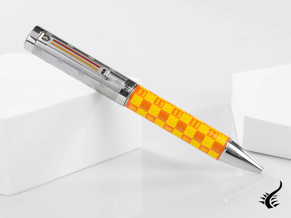 Stylo à bille Montegrappa Harry Potter Gryffondor, orange et jaune, ISHPRBGF