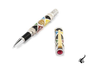 Montegrappa Harry Potter: Hogwarts L.E Rollerball pen, Silver Trim, ISHPLRSH