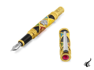 Stylo plume Montegrappa Harry Potter : Poudlard LE, or 18 carats, ISHPL-GH