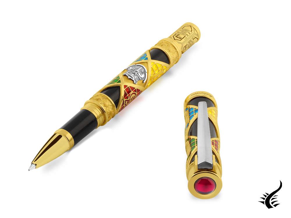 Montegrappa Harry Potter: Hogwarts L.E. Rollerball pen, Gold trim, ISHPLRGH