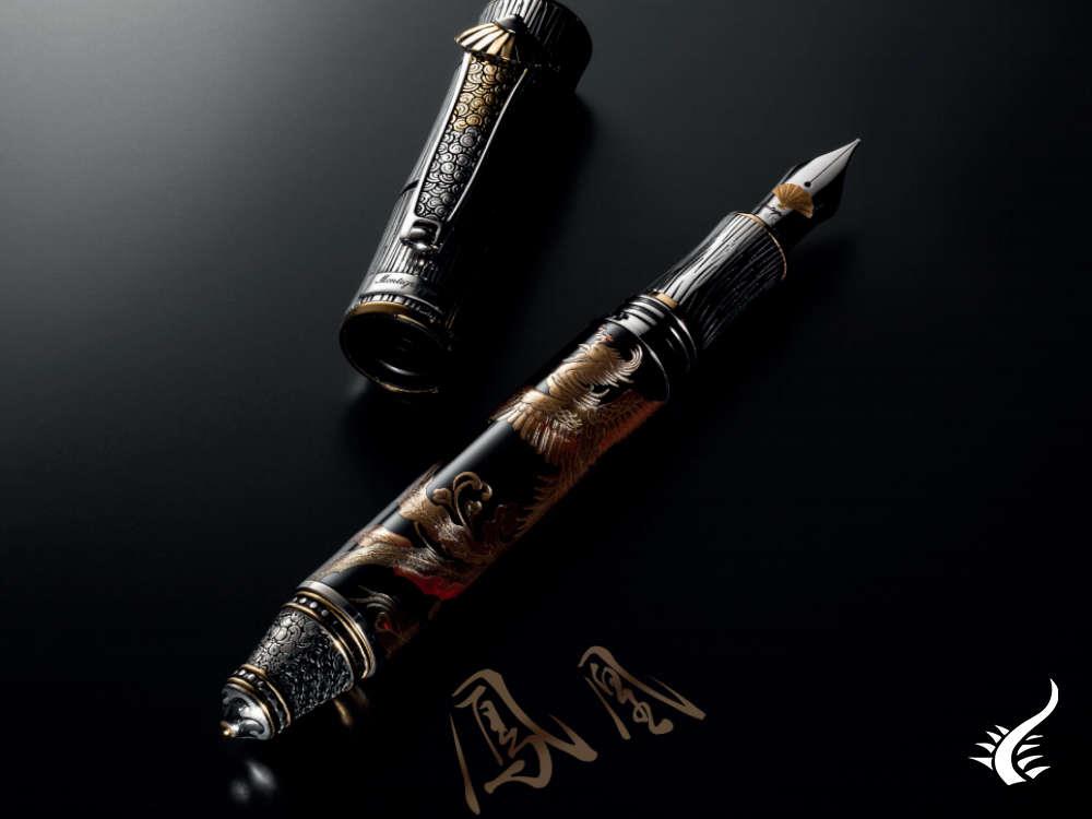 Stylo plume Montegrappa Kitcho Phoenix, édition limitée, ISKIN-04