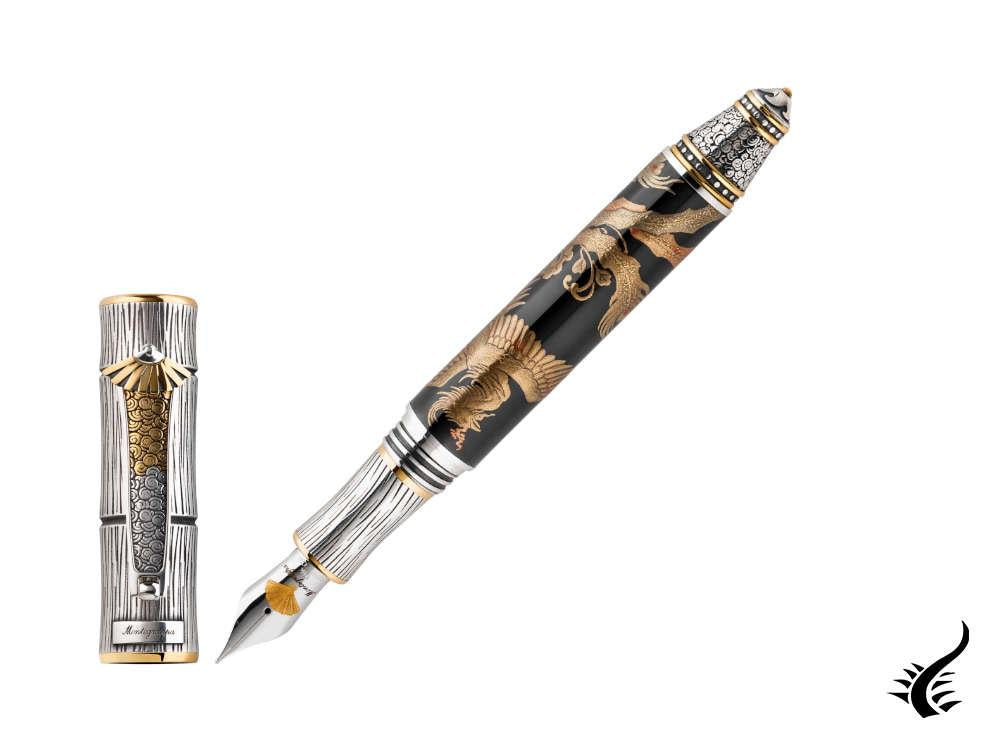 Montegrappa Kitcho Phoenix Fountain Pen, Limited Edition, ISKIN-04