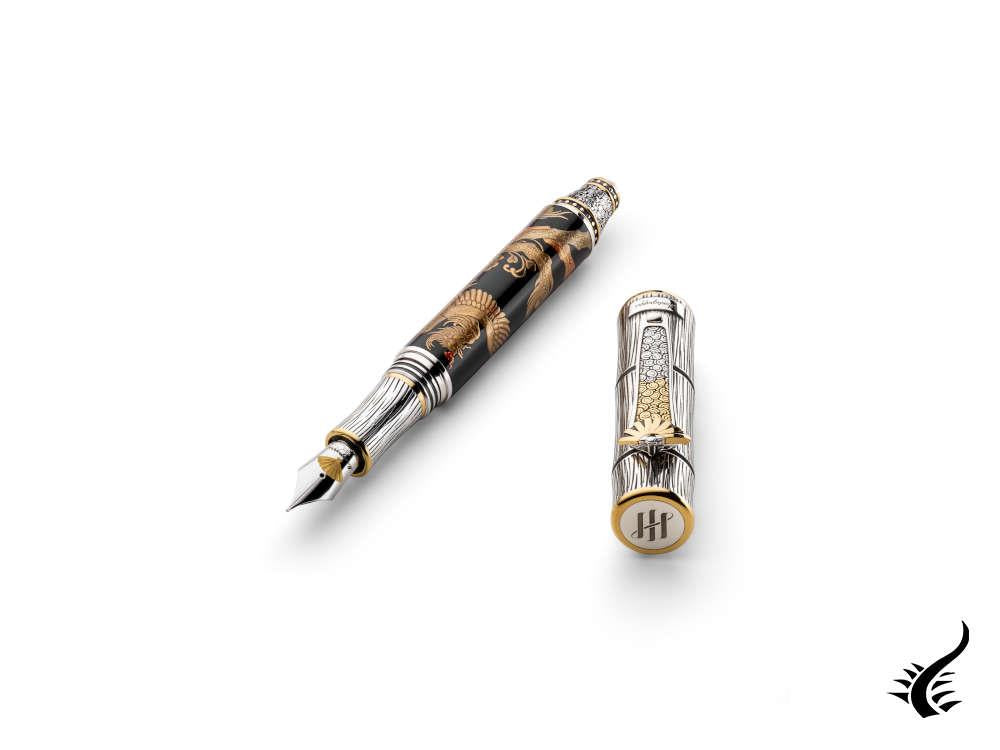 Montegrappa Kitcho Phoenix Fountain Pen, Limited Edition, ISKIN-04