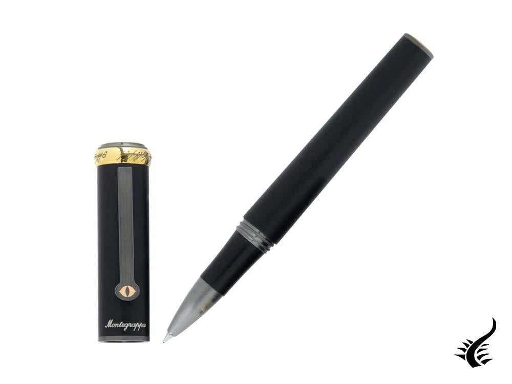 Montegrappa Lord Of The Rings Eye of Sauron Rollerball pen, Black, ISLORRES