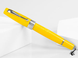 Stylo plume Montegrappa Miya édition limitée, jaune, argent, ISMYT-CY1