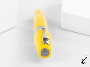 Montegrappa Miya Limited Edition Fountain Pen, Yellow, Silver, ISMYT-CY1