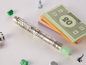 Montegrappa Monopoly 85th Rollerball pen, Silver Trim, Limited Edition, ISMXLRSE