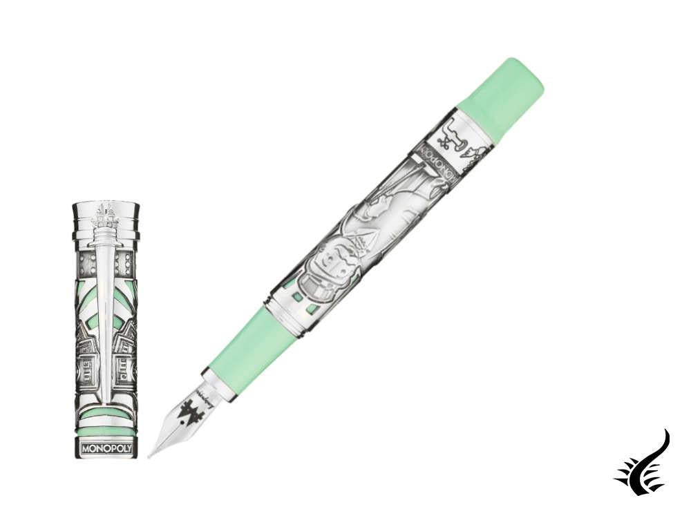 Montegrappa Monopoly 85th LE Fountain Pen, Resin, Green, ISMXL-SE