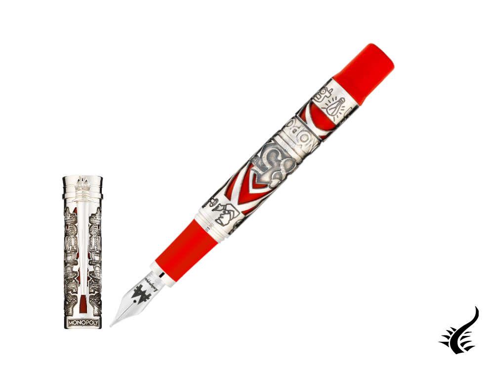 Montegrappa Monopoly 85th LE Fountain Pen, Resin, Red, ISMXA-SE