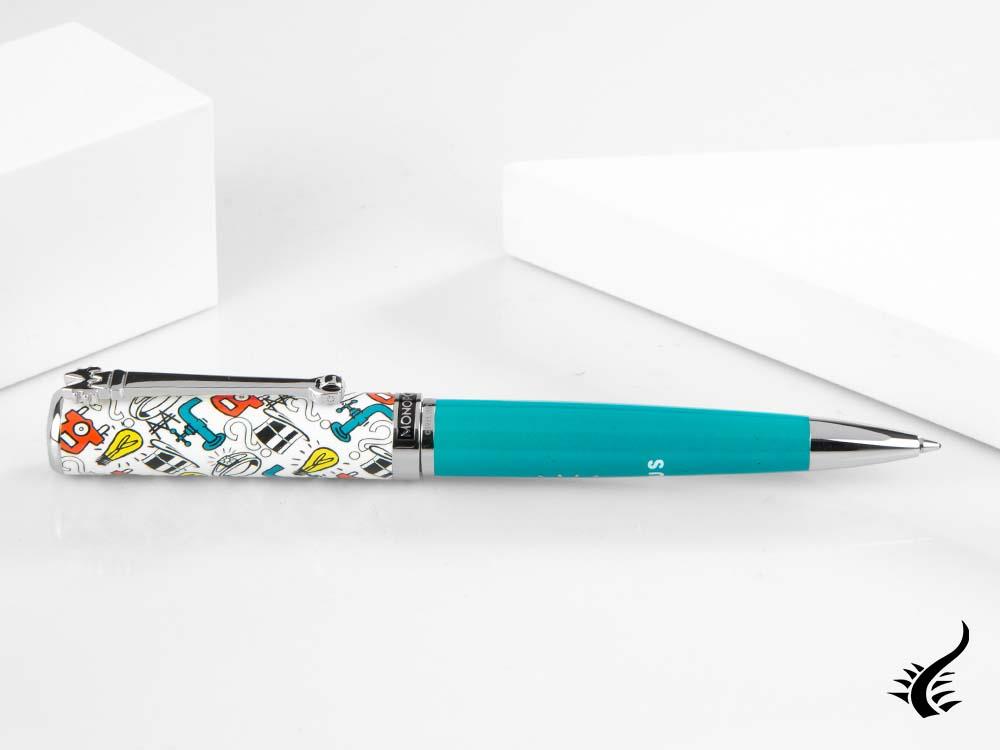 Stylo à bille Genius de la collection Monopoly Players de Montegrappa, laiton, ISMXOBNS