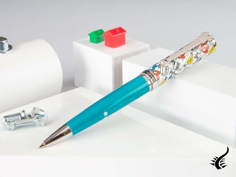 Stylo à bille Genius de la collection Monopoly Players de Montegrappa, laiton, ISMXOBNS