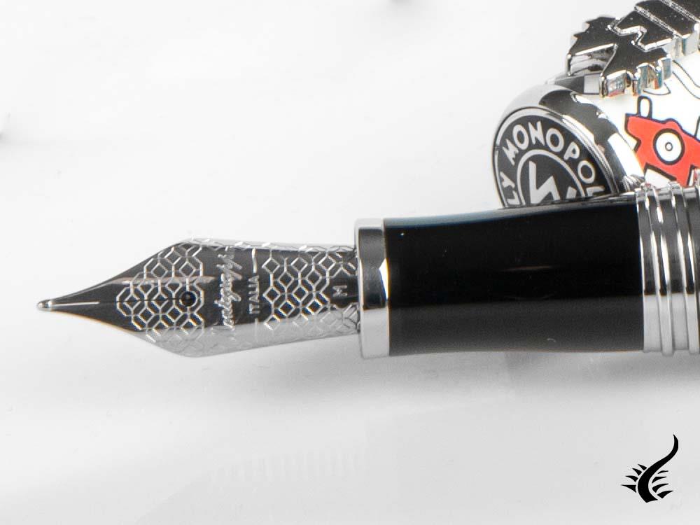 Montegrappa Monopoly Players Collection Genius Fountain Pen, ISMXO-NS