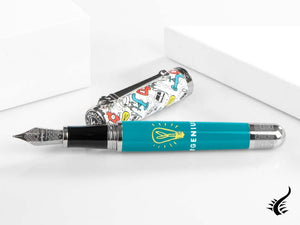 Montegrappa Monopoly Players Collection Genius Fountain Pen, ISMXO-NS