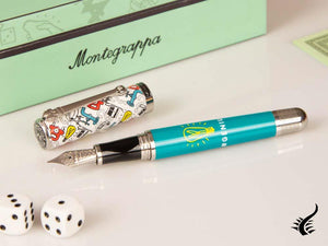 Montegrappa Monopoly Players Collection Genius Fountain Pen, ISMXO-NS