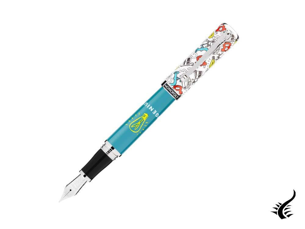 Montegrappa Monopoly Players Collection Genius Fountain Pen, ISMXO-NS