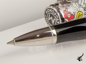 Stylo roller Genius de la collection Monopoly Players de Montegrappa, laiton, ISMXORNS