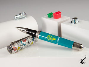 Stylo roller Genius de la collection Monopoly Players de Montegrappa, laiton, ISMXORNS