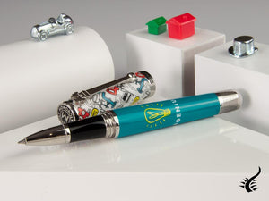 Stylo roller Genius de la collection Monopoly Players de Montegrappa, laiton, ISMXORNS