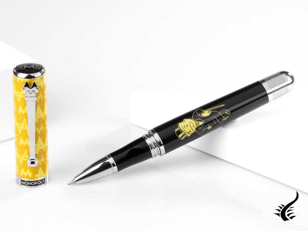 Stylo roller Montegrappa Monopoly Players Collection Tycoon, laiton, ISMXORMM