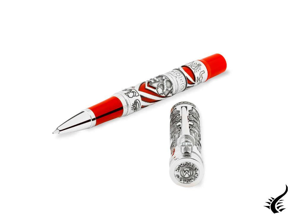 Montegrappa Monopoly 85th Rollerball pen, Silver Trim, Limited Edition, ISMXARSE