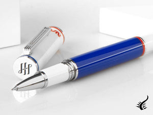 Stylo roller Montegrappa NASA Atlantis, résine, bleu, acier inoxydable, ISN1RRBP