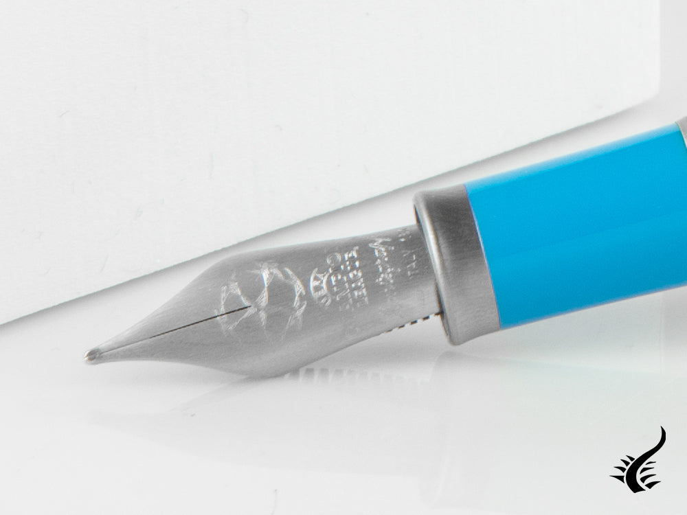 Stylo plume Montegrappa UEFA Champions League, résine bleue, ISUBN-AA