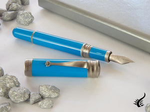 Stylo plume Montegrappa UEFA Champions League, résine bleue, ISUBN-AA