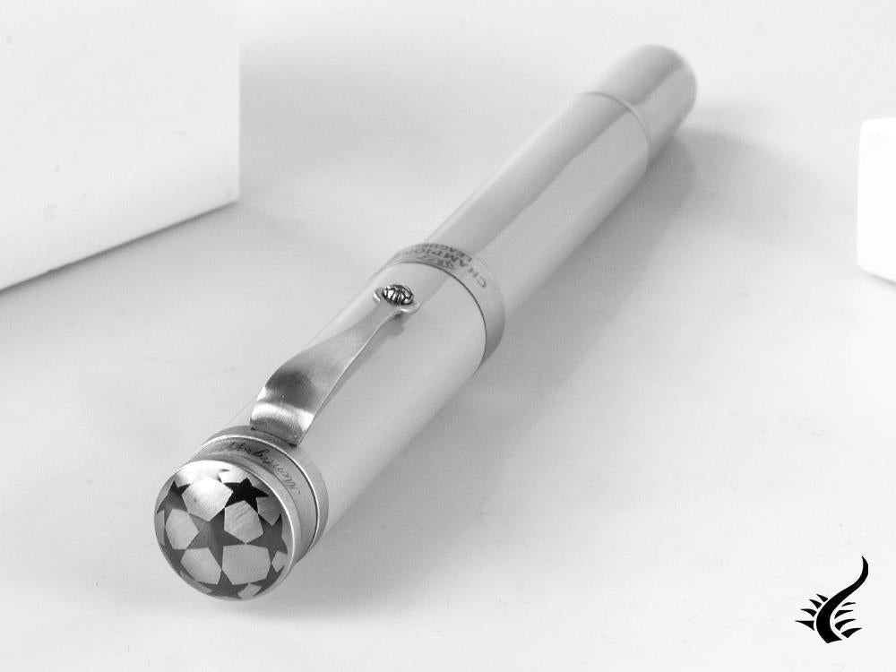 Montegrappa UEFA Champions League Fountain Pen, Grey resin, ISUBN-AJ