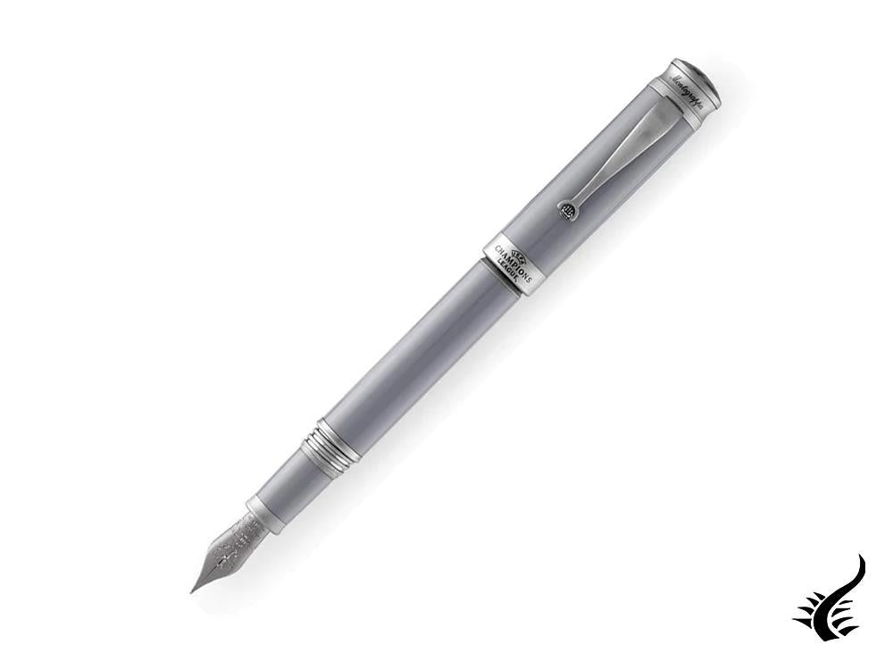 Montegrappa UEFA Champions League Fountain Pen, Grey resin, ISUBN-AJ