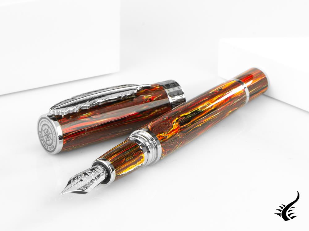 Montegrappa Wild Savannah Sunset Fountain Pen, Limited Edition, ISWDR-SA