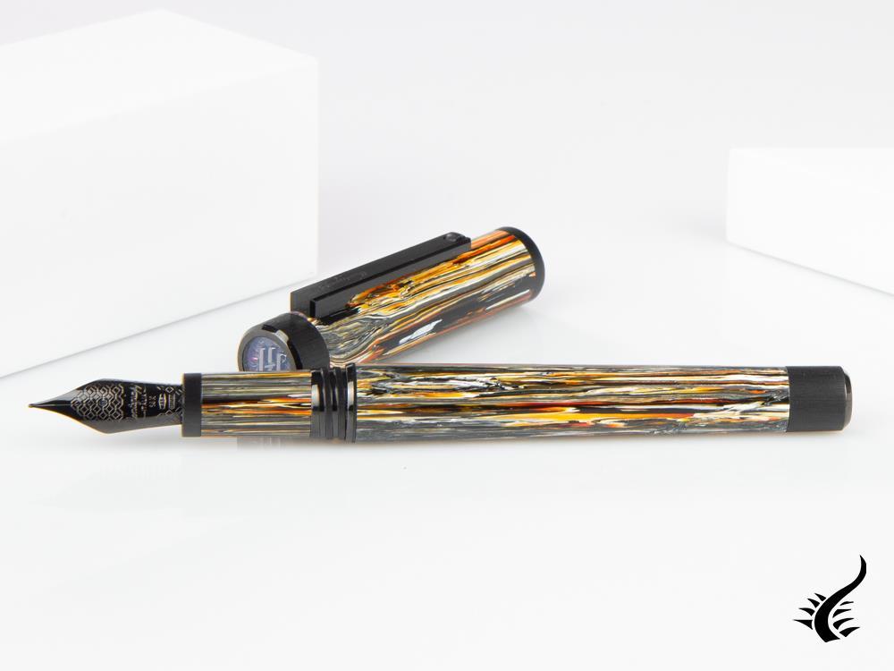 Montegrappa Zero Meteor Shower Limited Edition Fountain Pen, ISZET-BC_C2