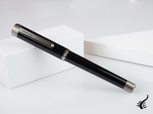 Montegrappa Zero Rollerball pen, Black Resin, Ultra Black, ISZEIRIC