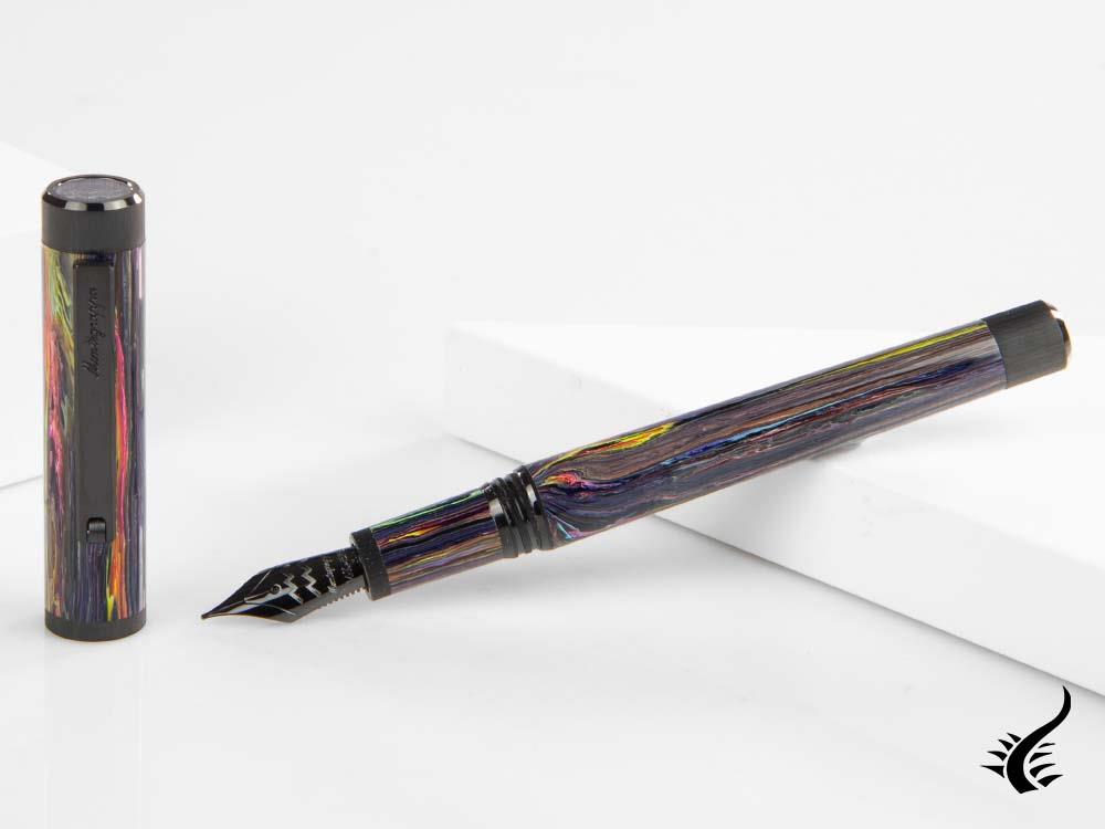 Stylo plume Montegrappa Zero Zodiac Aquarius, or 14 carats, ISZEZ-4C-V1